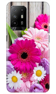 Coloful Daisy2 Mobile Back Case for Oppo F19 Pro Plus (Design - 76)