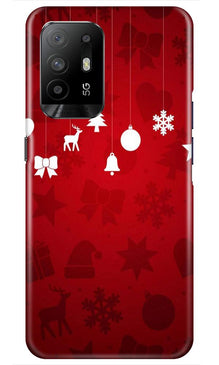 Christmas Mobile Back Case for Oppo F19 Pro Plus (Design - 78)