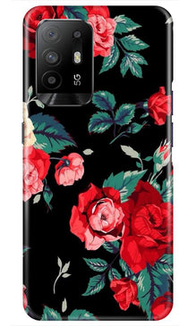 Red Rose2 Mobile Back Case for Oppo F19 Pro Plus (Design - 81)