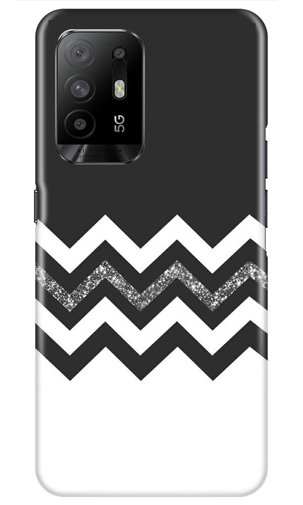 Black white Pattern2Case for Oppo F19 Pro Plus