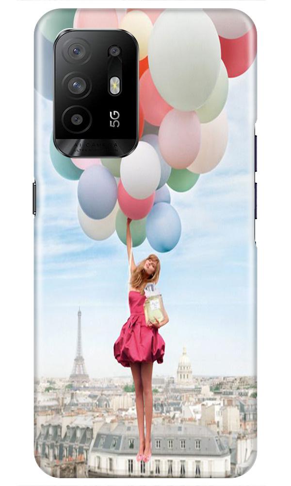 Girl with Baloon Case for Oppo F19 Pro Plus
