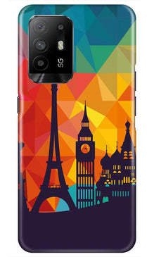 Eiffel Tower2 Mobile Back Case for Oppo F19 Pro Plus (Design - 91)