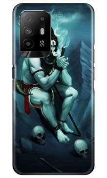 Lord Shiva Mahakal2 Mobile Back Case for Oppo F19 Pro Plus (Design - 98)