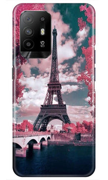 Eiffel Tower Mobile Back Case for Oppo F19 Pro Plus  (Design - 101)