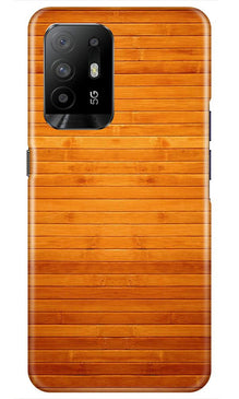 Wooden Look Mobile Back Case for Oppo F19 Pro Plus  (Design - 111)