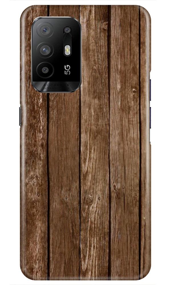 Wooden Look Case for Oppo F19 Pro Plus(Design - 112)