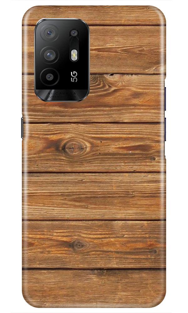 Wooden Look Case for Oppo F19 Pro Plus  (Design - 113)