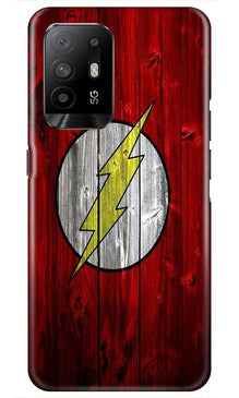 Flash Superhero Mobile Back Case for Oppo F19 Pro Plus  (Design - 116)