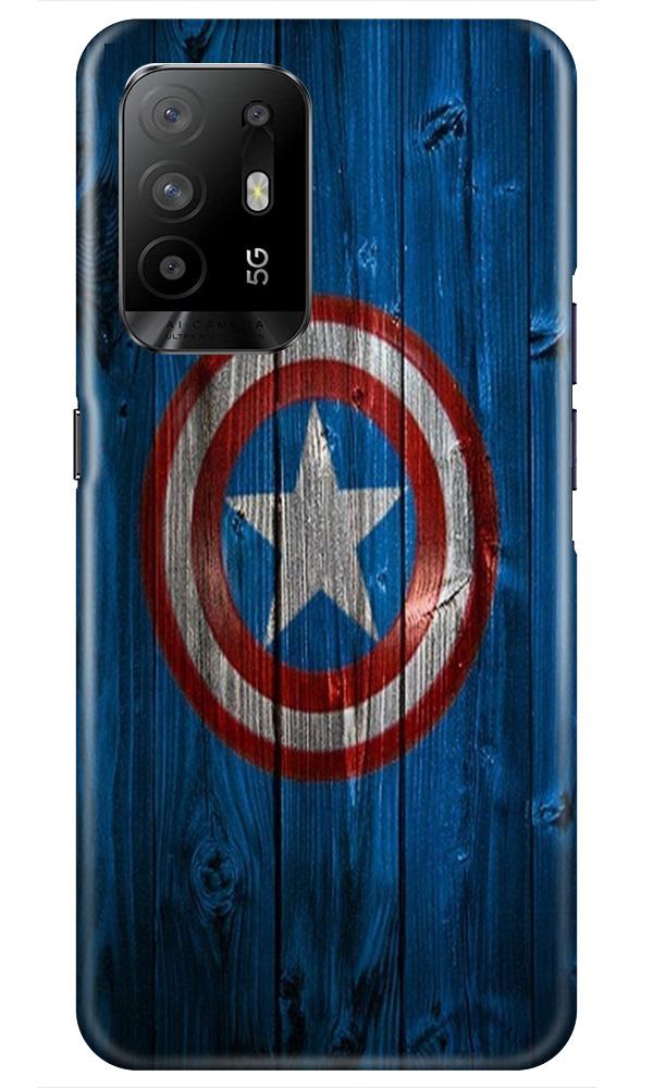 Captain America Superhero Case for Oppo F19 Pro Plus(Design - 118)