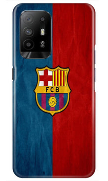 FCB Football Mobile Back Case for Oppo F19 Pro Plus  (Design - 123)