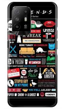 Friends Mobile Back Case for Oppo F19 Pro Plus  (Design - 145)