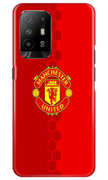 Manchester United Mobile Back Case for Oppo F19 Pro Plus  (Design - 157)