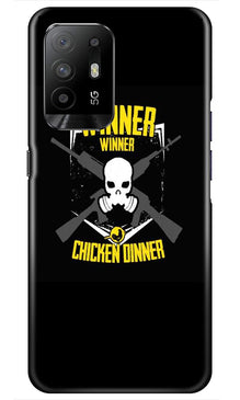 Winner Winner Chicken Dinner Mobile Back Case for Oppo F19 Pro Plus  (Design - 178)