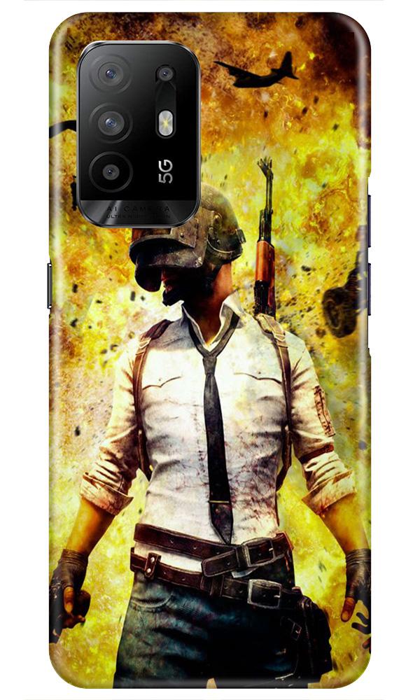 Pubg Case for Oppo F19 Pro Plus  (Design - 180)