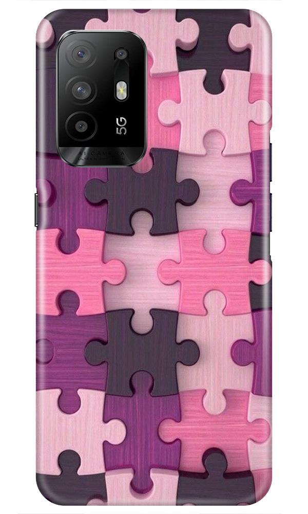 Puzzle Case for Oppo F19 Pro Plus (Design - 199)
