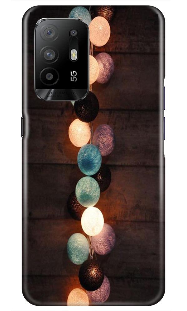 Party Lights Case for Oppo F19 Pro Plus (Design No. 209)