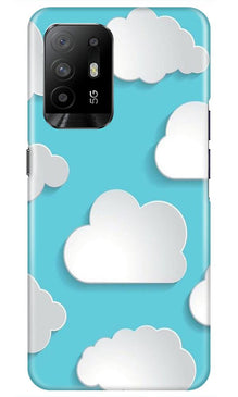 Clouds Mobile Back Case for Oppo F19 Pro Plus (Design - 210)