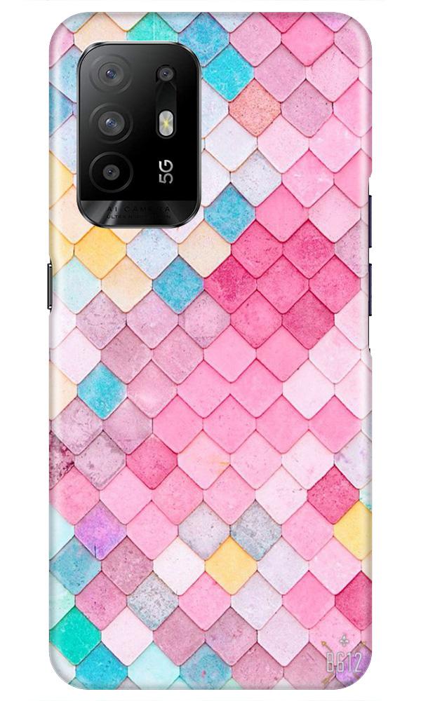 Pink Pattern Case for Oppo F19 Pro Plus (Design No. 215)