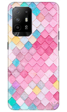 Pink Pattern Mobile Back Case for Oppo F19 Pro Plus (Design - 215)