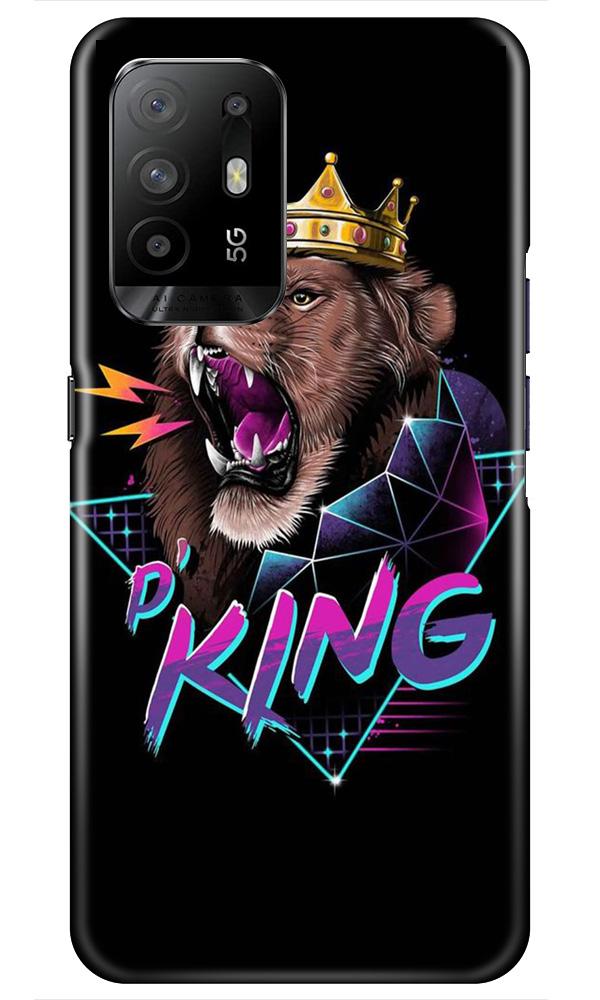 Lion King Case for Oppo F19 Pro Plus (Design No. 219)
