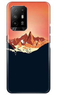 Mountains Mobile Back Case for Oppo F19 Pro Plus (Design - 227)