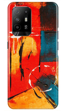 Modern Art Mobile Back Case for Oppo F19 Pro Plus (Design - 239)