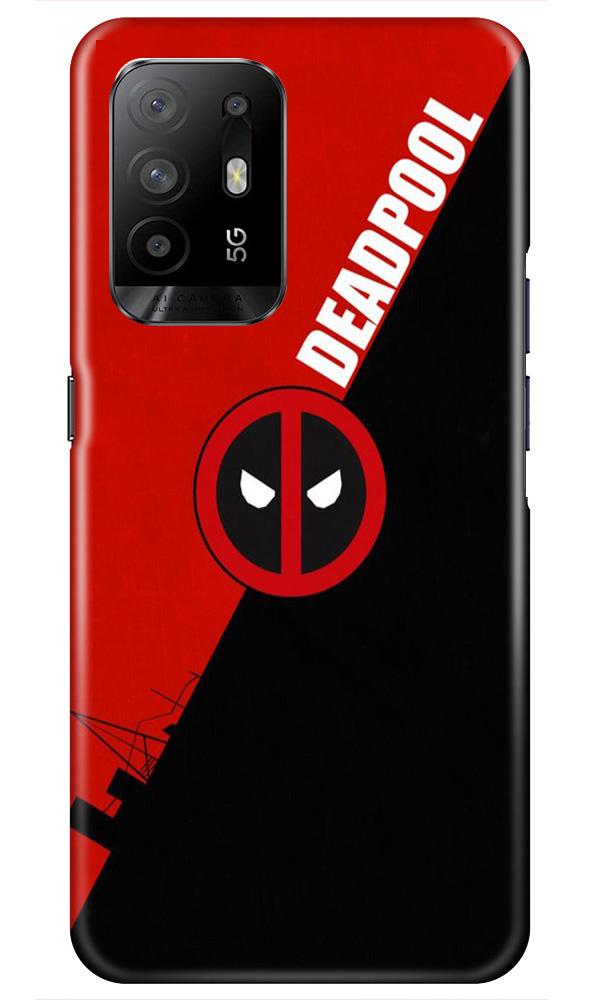 Deadpool Case for Oppo F19 Pro Plus (Design No. 248)