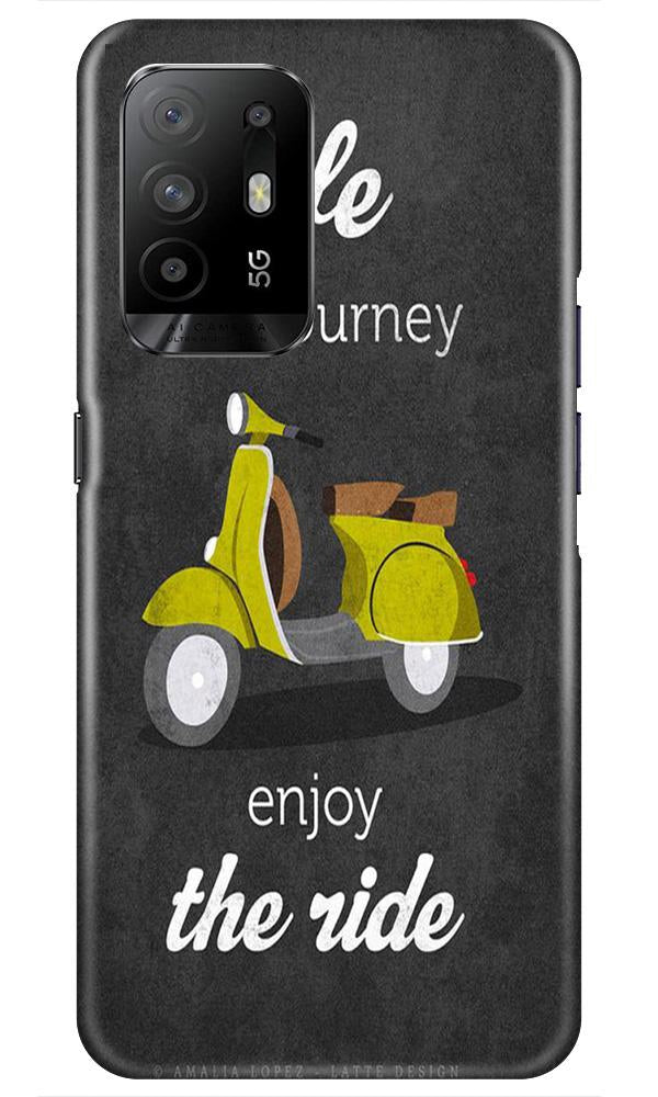 Life is a Journey Case for Oppo F19 Pro Plus (Design No. 261)