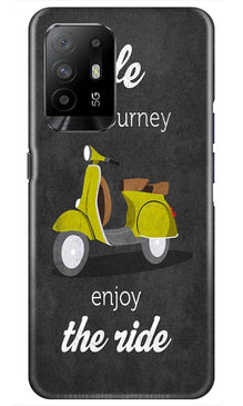 Life is a Journey Mobile Back Case for Oppo F19 Pro Plus (Design - 261)