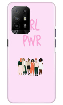 Girl Power Mobile Back Case for Oppo F19 Pro Plus (Design - 267)