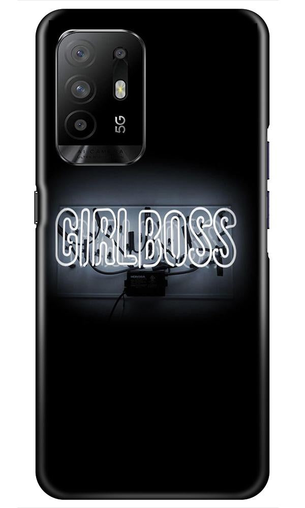 Girl Boss Black Case for Oppo F19 Pro Plus (Design No. 268)