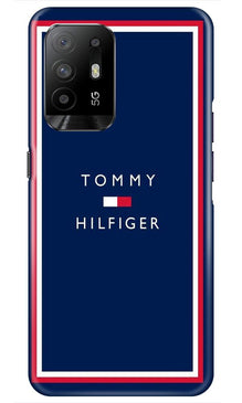Tommy Hilfiger Mobile Back Case for Oppo F19 Pro Plus (Design - 275)