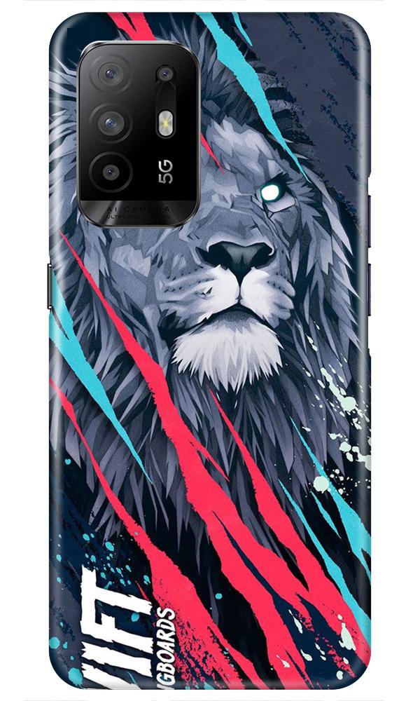 Lion Case for Oppo F19 Pro Plus (Design No. 278)