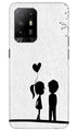 Cute Kid Couple Case for Oppo F19 Pro Plus (Design No. 283)