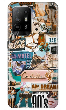 Vintage Design Mobile Back Case for Oppo F19 Pro Plus (Design - 284)