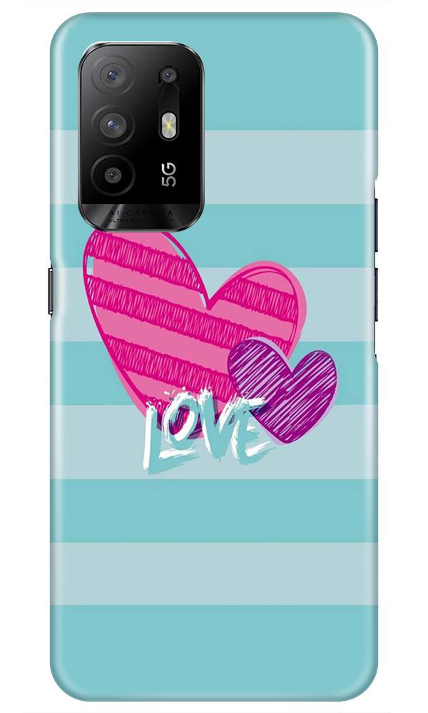 Love Case for Oppo F19 Pro Plus (Design No. 299)