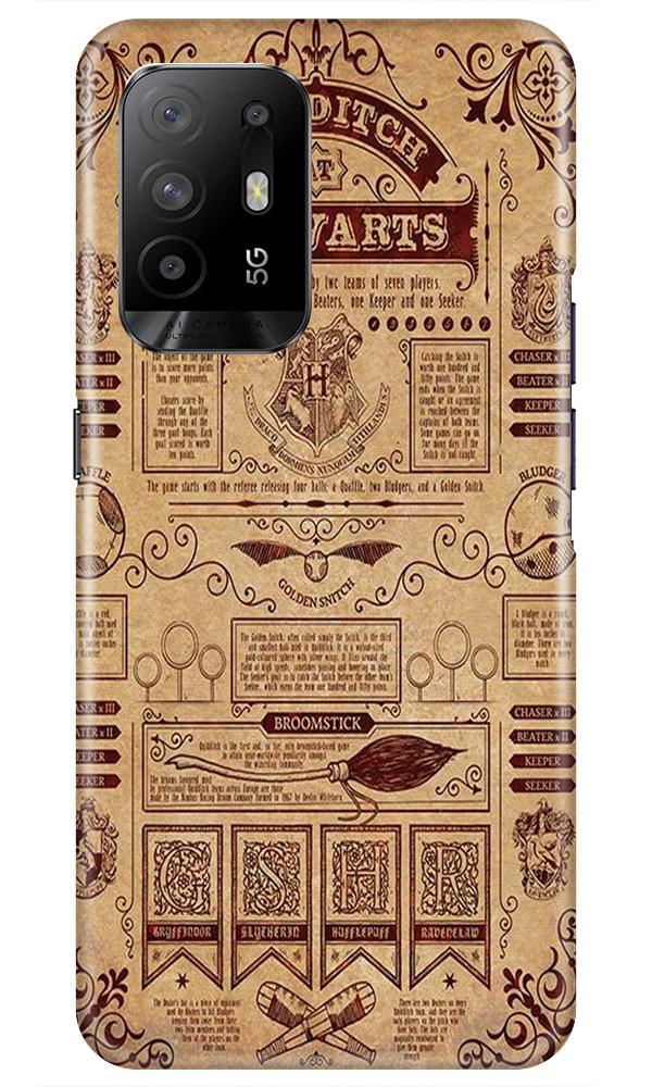 Hogwarts Mobile Back Case for Oppo F19 Pro Plus (Design - 304)