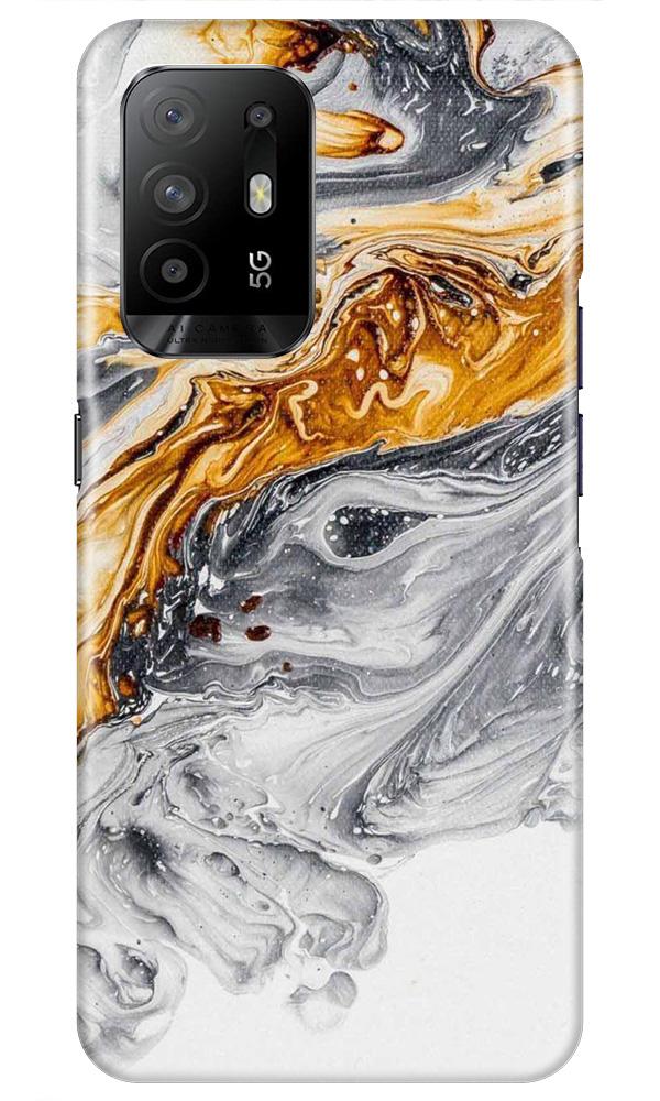 Marble Texture Mobile Back Case for Oppo F19 Pro Plus (Design - 310)