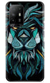 Lion Mobile Back Case for Oppo F19 Pro Plus (Design - 314)