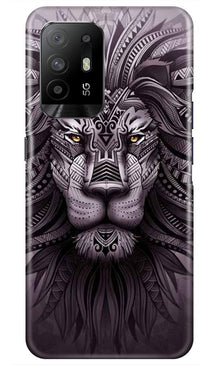 Lion Mobile Back Case for Oppo F19 Pro Plus (Design - 315)