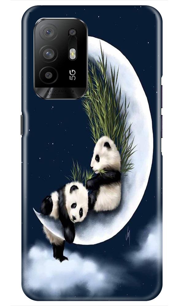 Panda Moon Mobile Back Case for Oppo F19 Pro Plus (Design - 318)