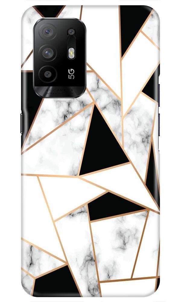 Marble Texture Mobile Back Case for Oppo F19 Pro Plus (Design - 322)