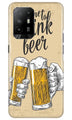 Drink Beer Mobile Back Case for Oppo F19 Pro Plus (Design - 328)
