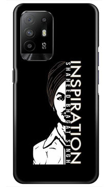 Bhagat Singh Mobile Back Case for Oppo F19 Pro Plus (Design - 329)