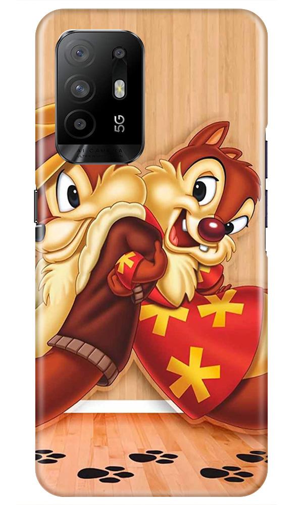 Chip n Dale Mobile Back Case for Oppo F19 Pro Plus (Design - 335)