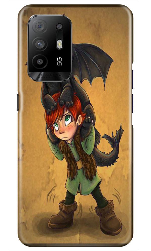 Dragon Mobile Back Case for Oppo F19 Pro Plus (Design - 336)