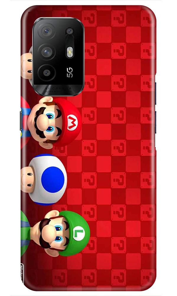 Mario Mobile Back Case for Oppo F19 Pro Plus (Design - 337)