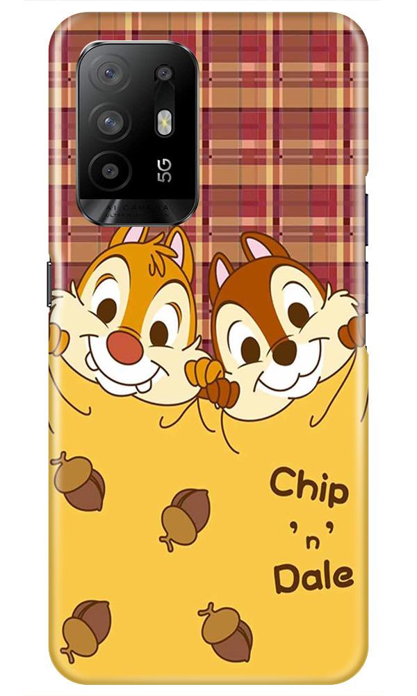 Chip n Dale Mobile Back Case for Oppo F19 Pro Plus (Design - 342)