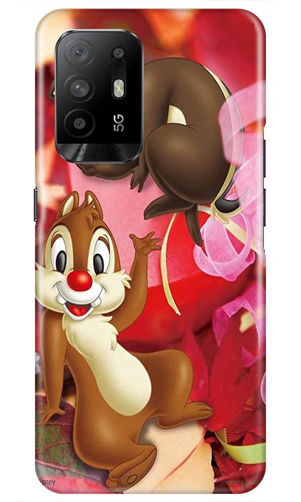 Chip n Dale Mobile Back Case for Oppo F19 Pro Plus (Design - 349)