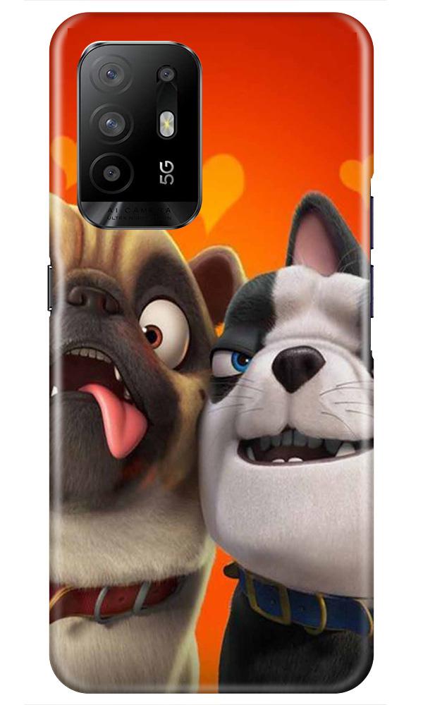 Dog Puppy Mobile Back Case for Oppo F19 Pro Plus (Design - 350)
